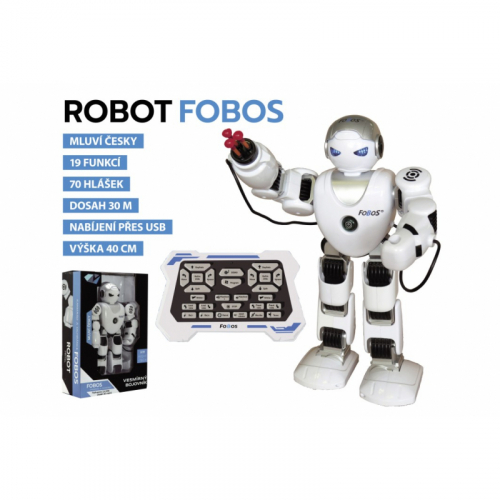 Robot RC FOBOS plast interaktivn chodc 40cm - Cena : 1099,- K s dph 
