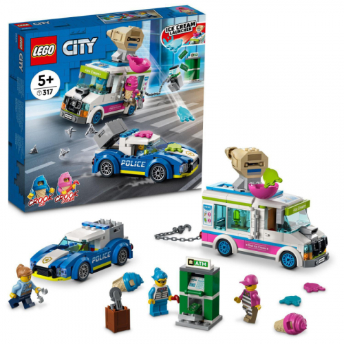 LEGO City 60314 - Policejn honika se zmrzlinskm vozem - Cena : 531,- K s dph 