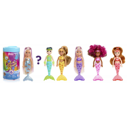 Barbie COLOR REVEAL CHELSEA DUHOV MOSK PANNA ASST - 5 druhy - Cena : 335,- K s dph 