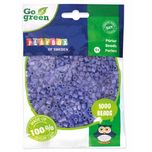 Obrázek Zažehlovací korálky 1000ks fialové Go Green