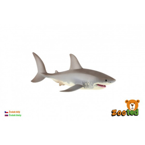Obrázek Žralok bílý zooted plast 17cm v sáčku