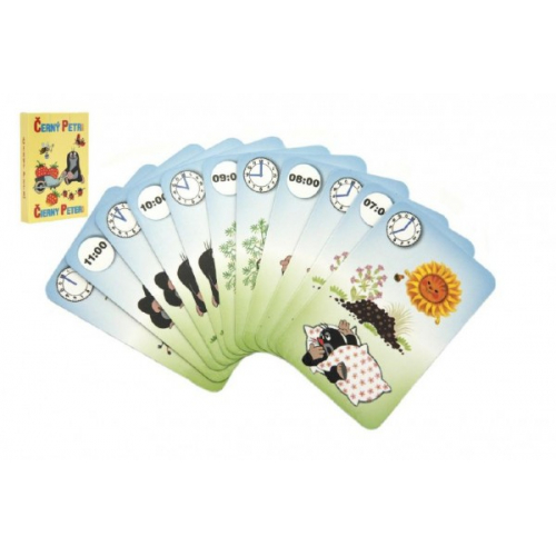 Obrázek Černý Petr Krtek 4-  společenská hra - karty v papírové krabičce 6x9cm