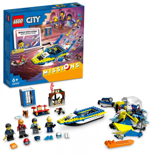 LEGO City 60355 - Mise detektiva poben stre - Cena : 531,- K s dph 