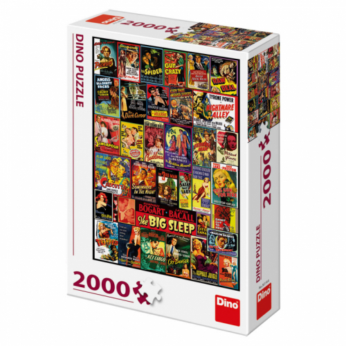Puzzle Filmov plakty 2000D - Cena : 341,- K s dph 