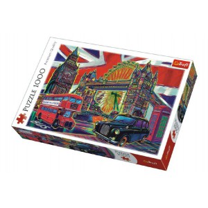 Puzzle Barvy Londna 1000 dlk 68x48cm v krabici 40x27x6cm - Cena : 139,- K s dph 