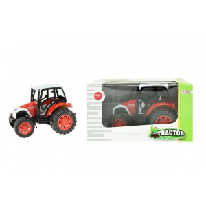 Traktor na setrvank plast 14cm v krabice 19x11x11cm erven - Cena : 119,- K s dph 
