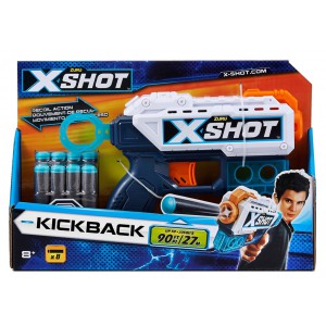 X-SHOT - kickback pistole s 8 nboji - Cena : 258,- K s dph 