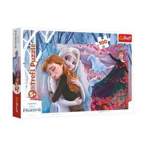 Puzzle Navdy spolu Ledov krlovstv II/Frozen II 100 dlk 41x27,5cm v krabici 29x19x4cm - Cena : 78,- K s dph 