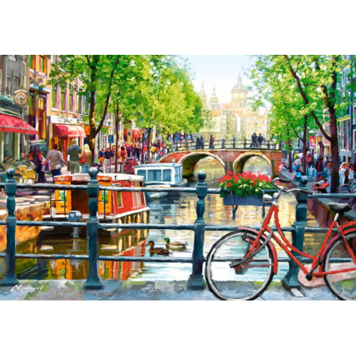 Obrázek Puzzle 1000 dílků - Amsterdam