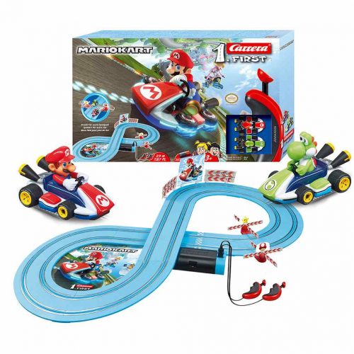 Obrázek Autodráha Carrera FIRST Nintendo Mario Kart™- Mario and Yoshi 2,4m