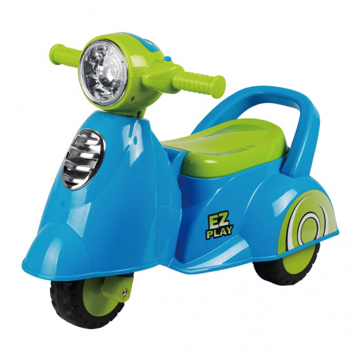 Obrázek Dětské odrážedlo motorka se zvukem Baby Mix Scooter modré