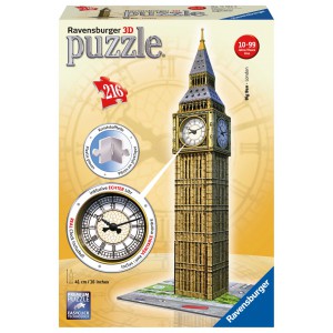 Puzzle 3D Big Ben s hodinami 216 dlk - Cena : 630,- K s dph 
