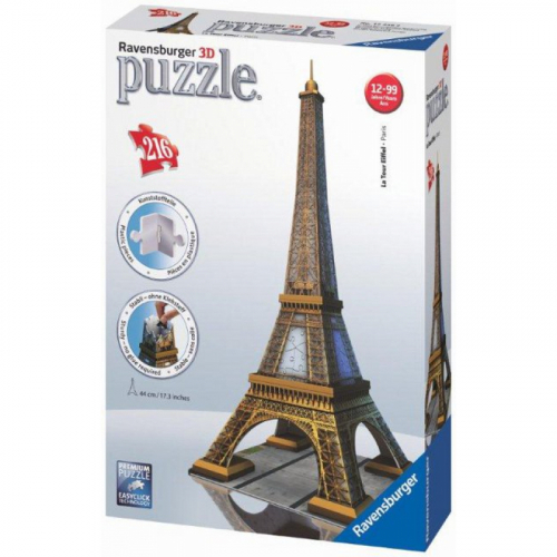 Puzzle 3D Eiffelova v - 216 dlk - Cena : 485,- K s dph 