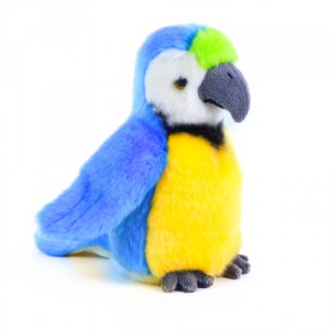 Obrázek plyšový papoušek modrý 19 cm