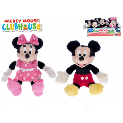 Mickey Mouse/Minnie ClubHouse plyov 12cm 2druhy 0m+ - Cena : 119,- K s dph 