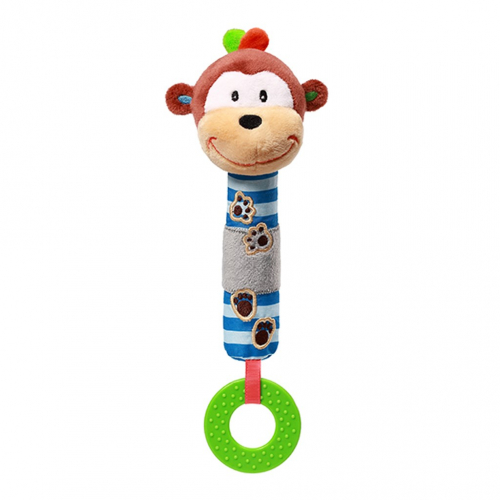 Obrázek Plyšová pískací hračka s kousátkem Baby Ono opička George
