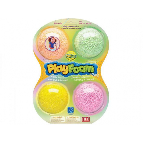 Obrázek PlayFoam Boule 4pack - Třpytivé
