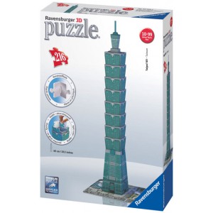 Puzzle 3D - V v Taipei - 216 dlk - Cena : 349,- K s dph 
