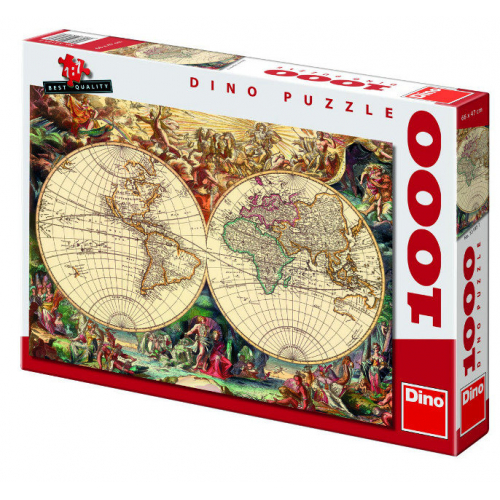 Puzzle Historick mapa 1000 dlk - Cena : 241,- K s dph 