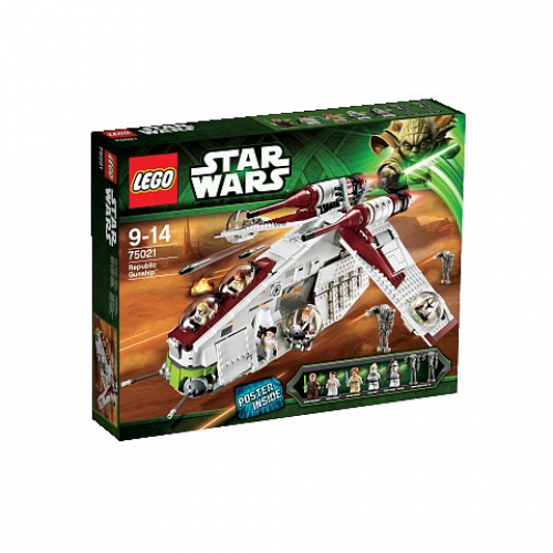 LEGO Star Wars 75021 - Republic Gunship  (Vlen lo Republiky) - Cena : 5499,- K s dph 