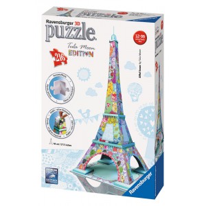 Puzzle 3D - Eiffelova v Tula Moon Edition - Cena : 407,- K s dph 