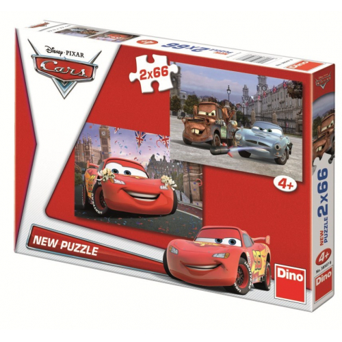 Puzzle Cars: Blesk Mcqueen a Ptel - 2x66 dlk - Cena : 149,- K s dph 