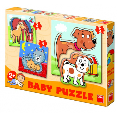 Puzzle Baby Zvtka - 12 dlk - Cena : 99,- K s dph 