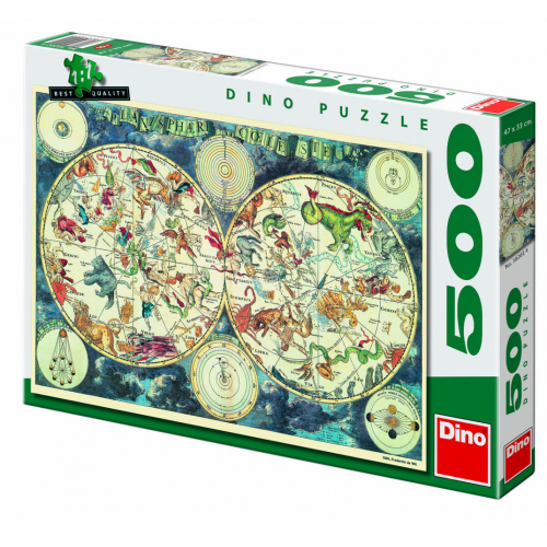 Puzzle Astrologick Mapa - 500 dlk - Cena : 179,- K s dph 