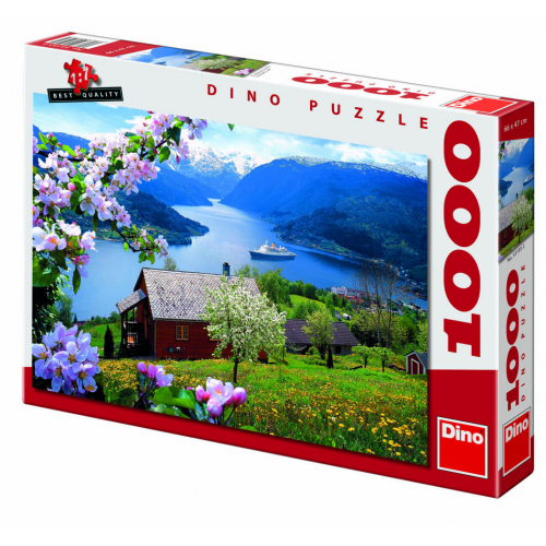Puzzle Norsk Fjord - 1000 dlk - Cena : 201,- K s dph 
