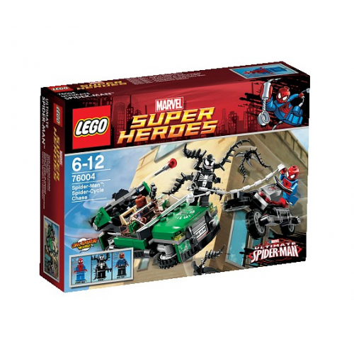 LEGO Super Heroes 76004 - Spider-Man: Honika na motorce - Cena : 539,- K s dph 