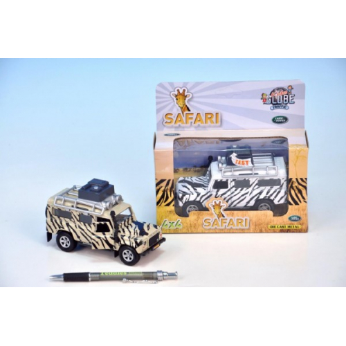 Auto Land Rover safari 14cm se svtelnmi efekty - 2 druhy - Cena : 159,- K s dph 