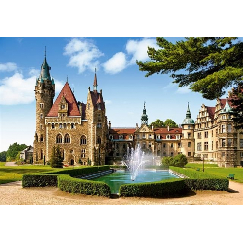Puzzle 1500 dlk - Moszna Castle, Polsko - Cena : 142,- K s dph 