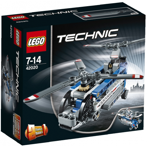 LEGO Technic 42020 - Helikoptra se dvma rotory - Cena : 430,- K s dph 
