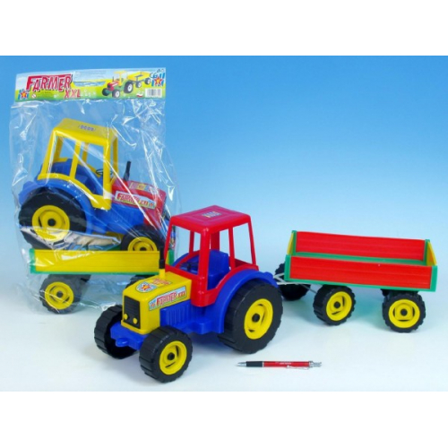 Traktor Farmer XXL s vlekem plast 69cm v sku - Cena : 253,- K s dph 