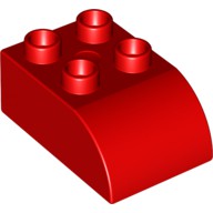 LEGO DUPLO - Stka kulat 2x3x1, erven - Cena : 19,- K s dph 