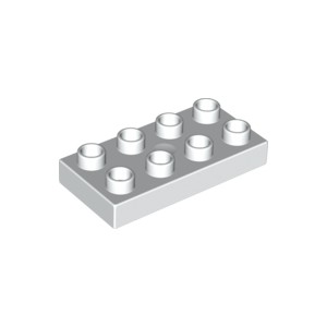 LEGO DUPLO - Podloka 2x4, Bl - Cena : 10,- K s dph 