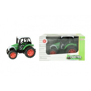 Traktor na setrvank plast 14cm v krabice 19x11x11cm zelen - Cena : 119,- K s dph 