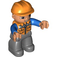 LEGO DUPLO - Dlnk s oranovou helmou, oranov - Cena : 59,- K s dph 