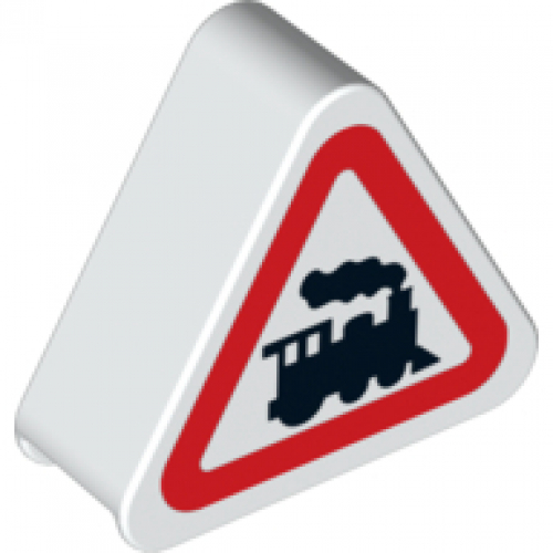 LEGO DUPLO - Znaka trojhelnk vlak, Bl - Cena : 25,- K s dph 