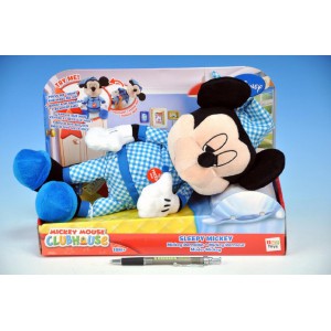 Mickey Mouse spc ply 30cm na baterie se zvukem - modr - Cena : 369,- K s dph 