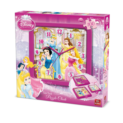 Puzzle Nstnn hodiny 100 dlk - Disney Princess - Cena : 159,- K s dph 