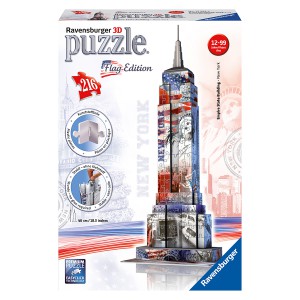 Puzzle 3D - Empire State Building Vlajkov edice 216 dlk - Cena : 299,- K s dph 