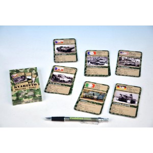 Kvarteto Military Tanky spoleensk hra - karty 32 kartiek - Cena : 49,- K s dph 