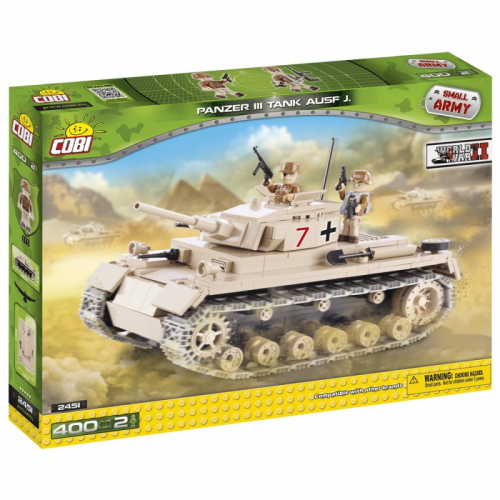 Cobi 2451 Mal armda - II WW Tank Panzer III ausf J - Cena : 546,- K s dph 