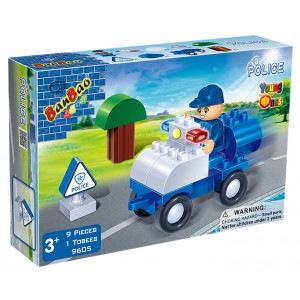 BanBao Auto Policie 9ks + 1 figurka - Cena : 116,- K s dph 