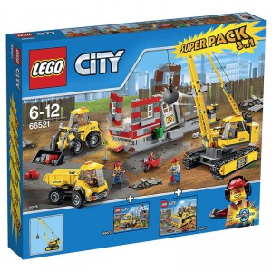 LEGO City 66521 - Velk sada Demolice (obsahuje 60076, 60073, 60074) - Cena : 2289,- K s dph 