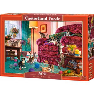 Puzzle Castorland 500 dlk - Zlobiv koata - Cena : 99,- K s dph 