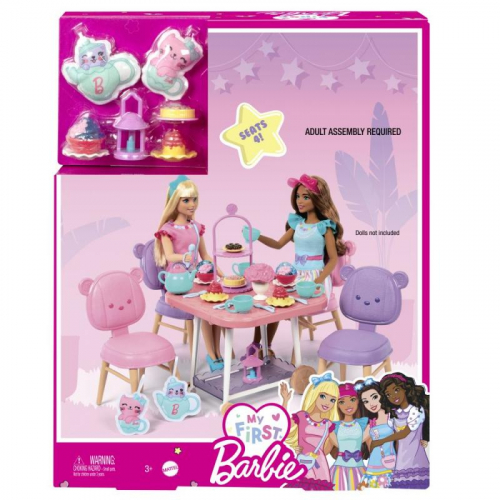 Obrázek Barbie MOJE PRVNÍ BARBIE ČAJOVÁ PARTY HERNÍ SET