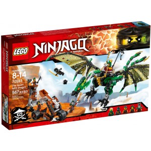 LEGO NINJAGO 70593 - Zelen drak NRG - Cena : 1129,- K s dph 