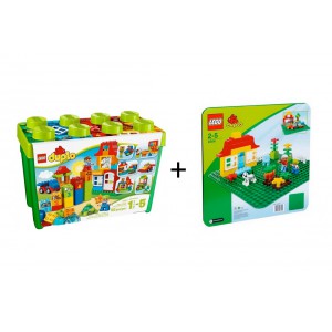 LEGO DUPLO 10580 Zbavn box Deluxe + Podloka 2304 - Cena : 1349,- K s dph 